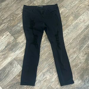 Express Black Jeggings